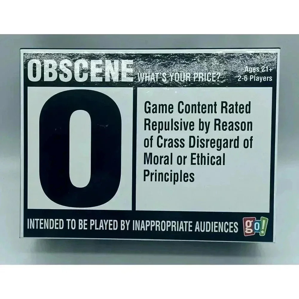 Obscene What's Your Price? Game‎ Games Ages 21+ 2-6 Players Adult - Sealed